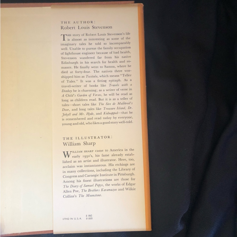 Vintage Treasure Island Hardcover by Robert Louis Stevenson 1949 - USA - Picture 9 of 10